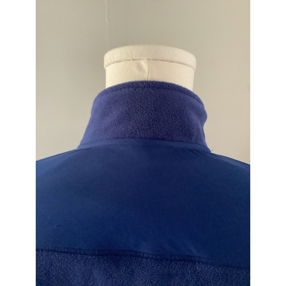 Blue  Full Zip Mens Medium Tek Gear Fleece Jacket Coat - Picture 8 of 10